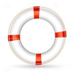 Classic Lifebuoy in White and Red